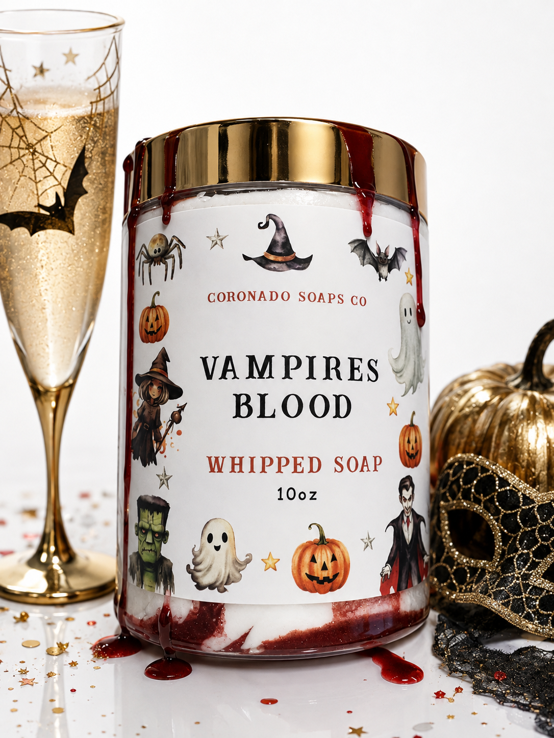 Vampires blood Whipped soap